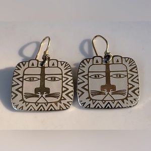 Laurel Burch “cat spirit” earrings